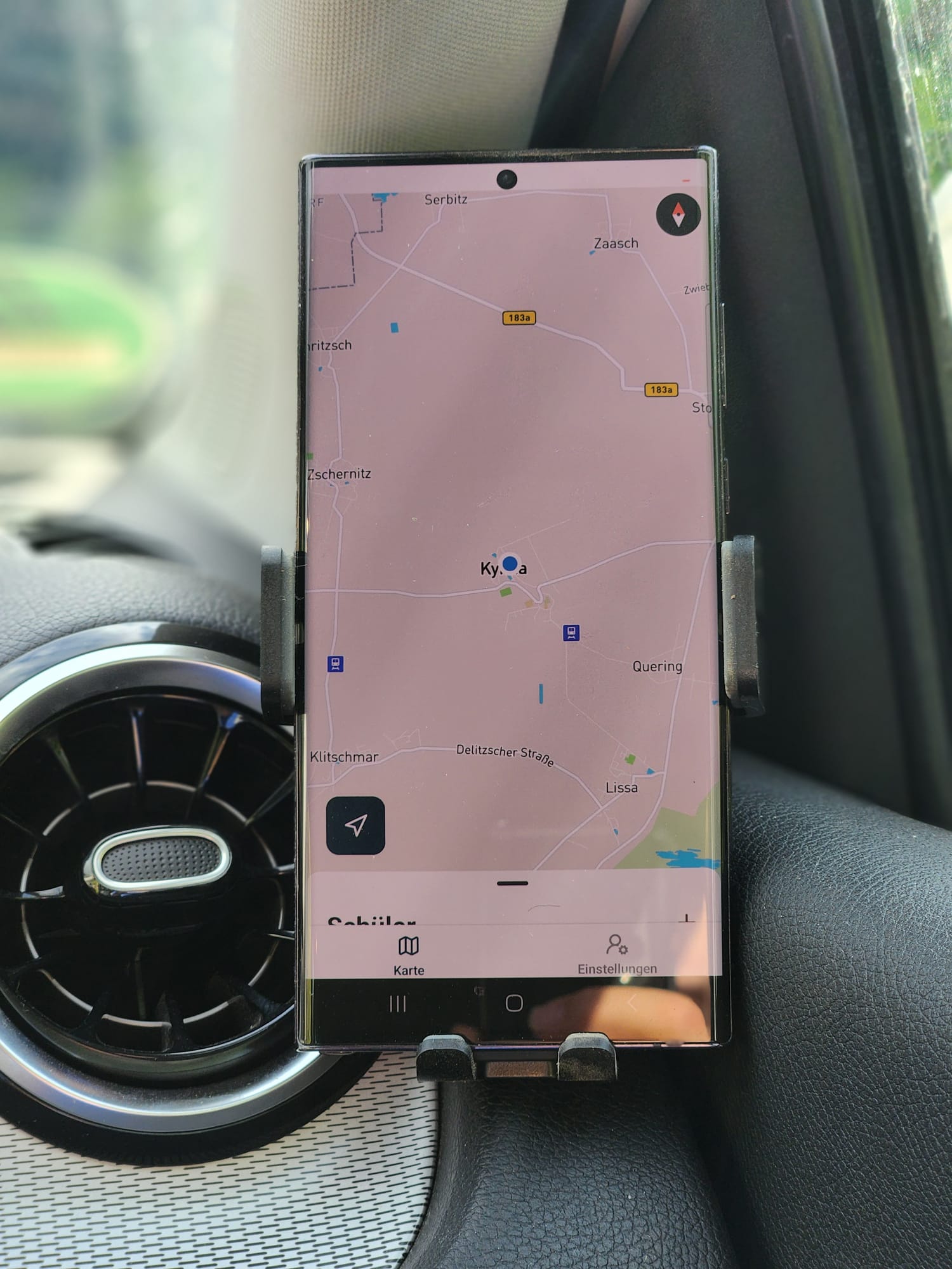 geblinkt App in use