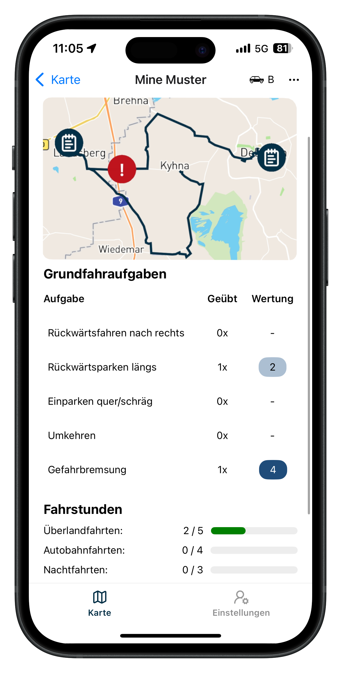 geblinkt App Features
